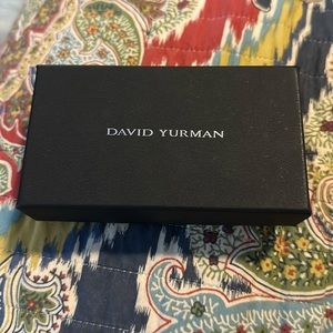 David Yurman box and bag….box is 2” X 3 1/2”